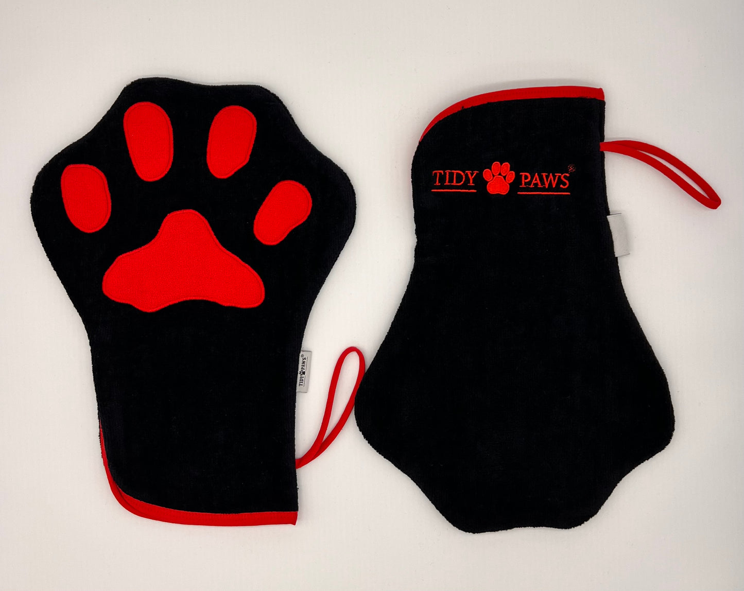 Red Tidy Paws Mitt